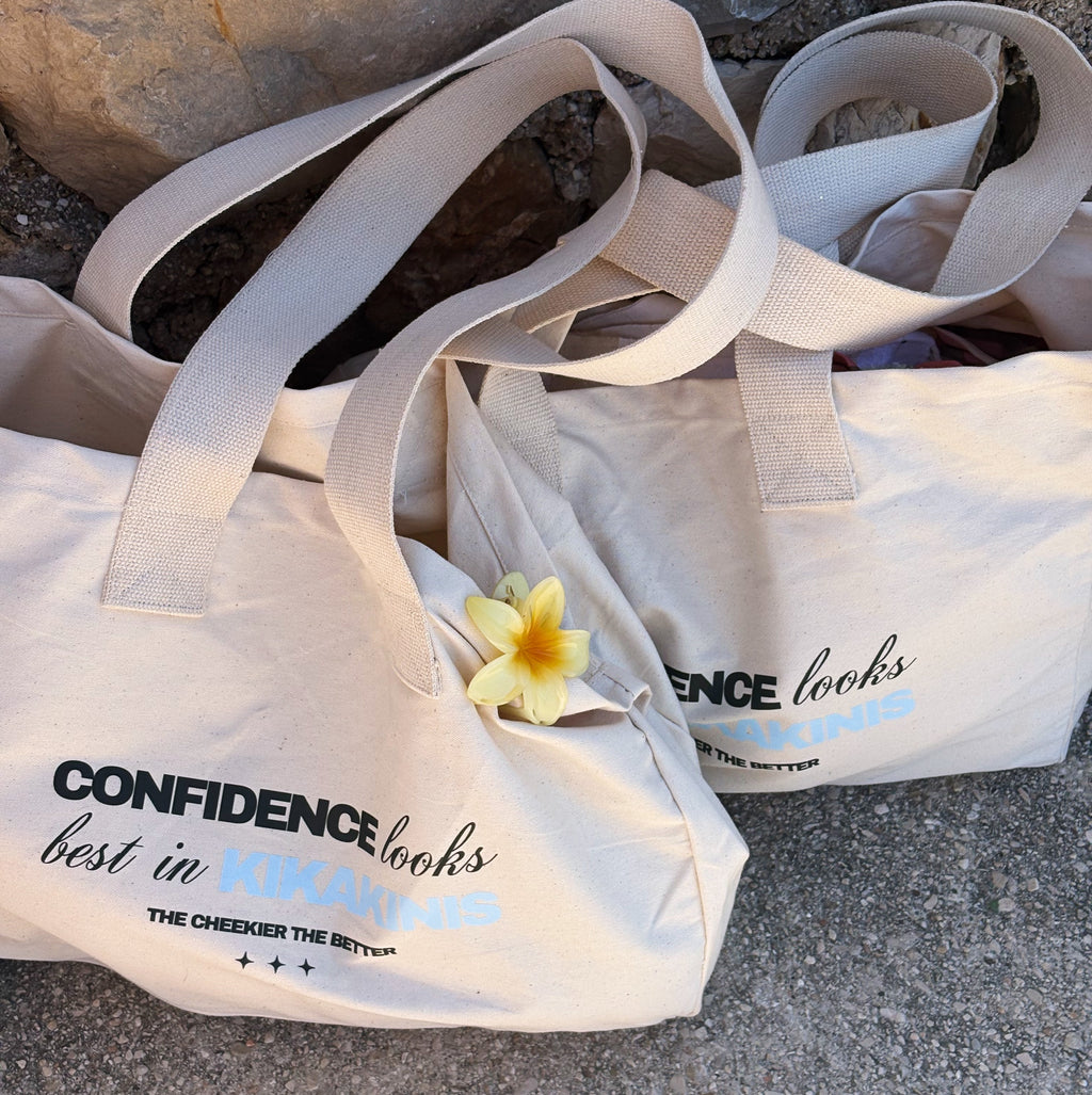 Confidence Looks Best in KIKAKINIS Tote Bag