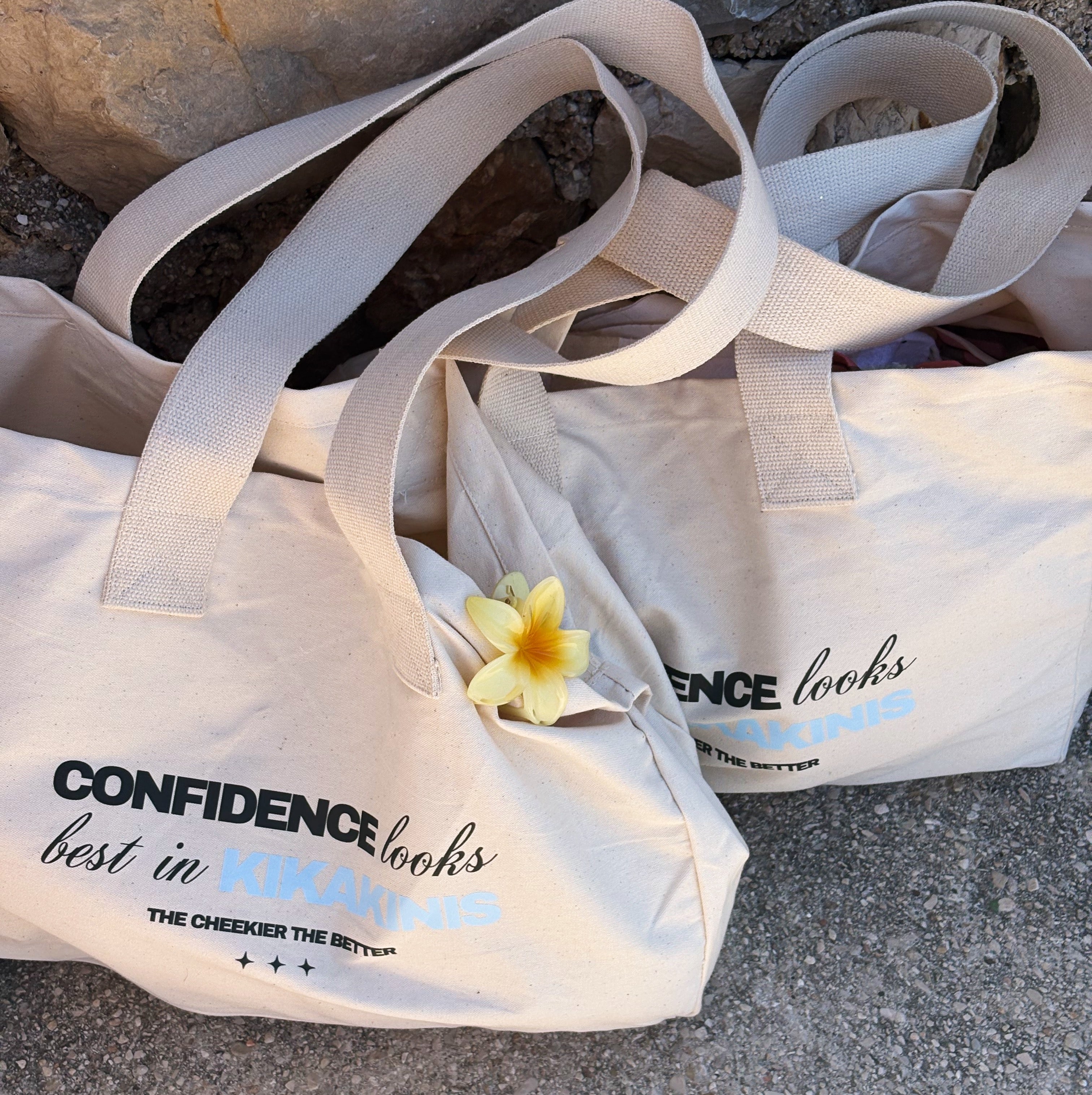 Confidence Looks Best in KIKAKINIS Tote Bag