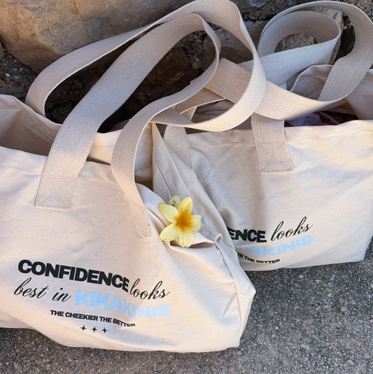 Confidence Looks Best in KIKAKINIS Tote Bag